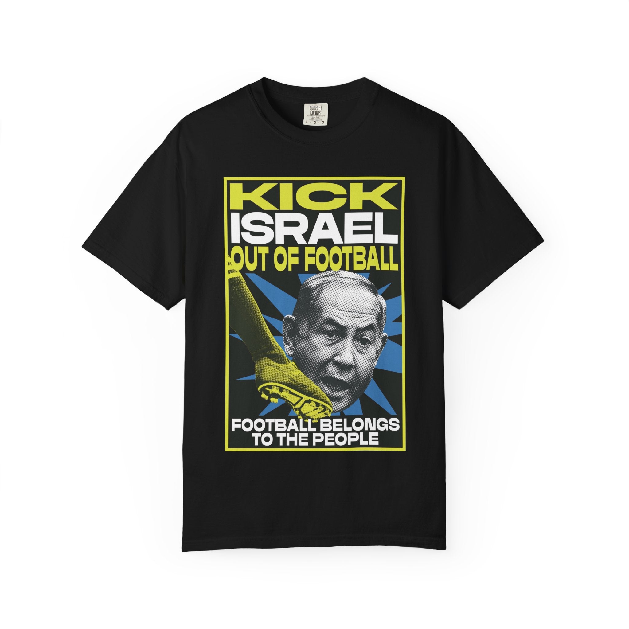 Kick Israel Out of Football (Yellow/Blue)