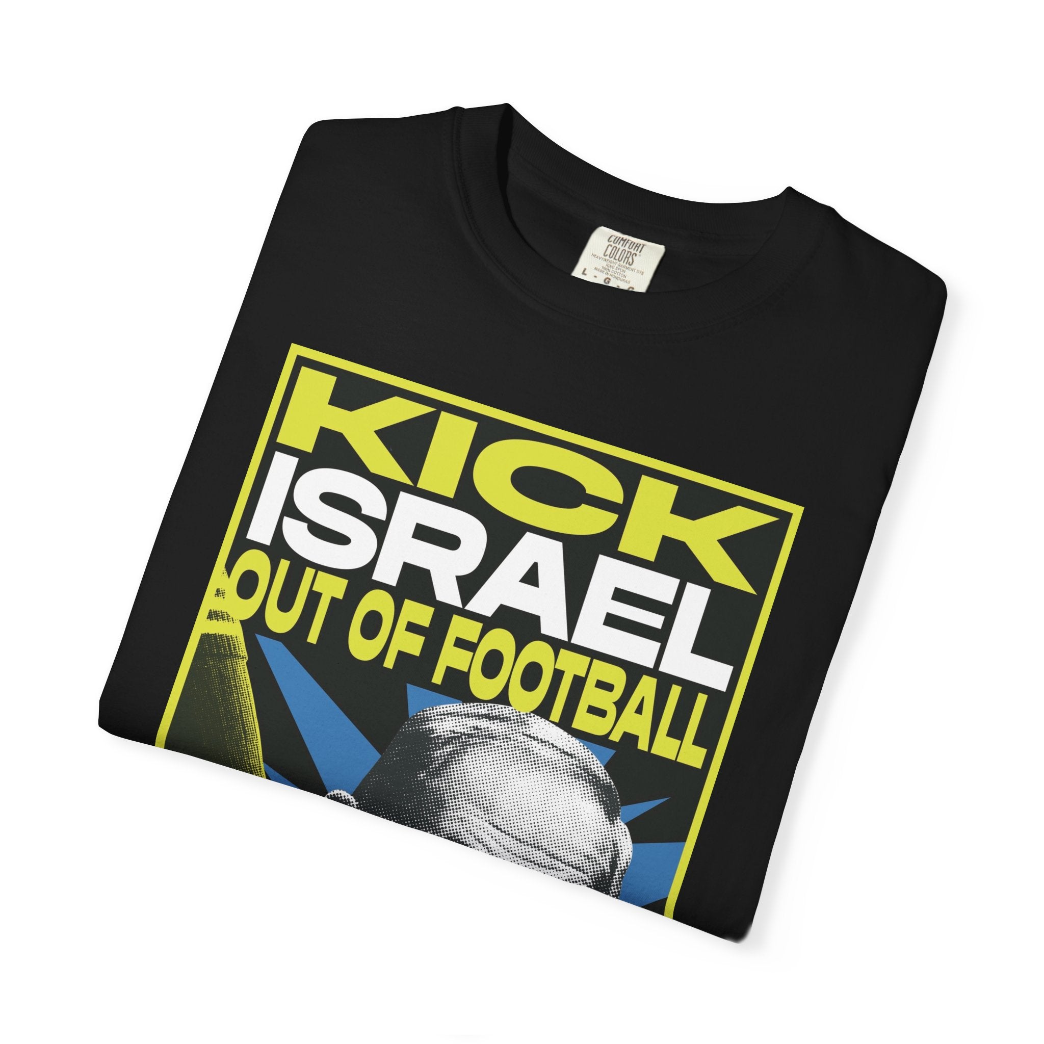 Kick Israel Out of Football (Yellow/Blue)
