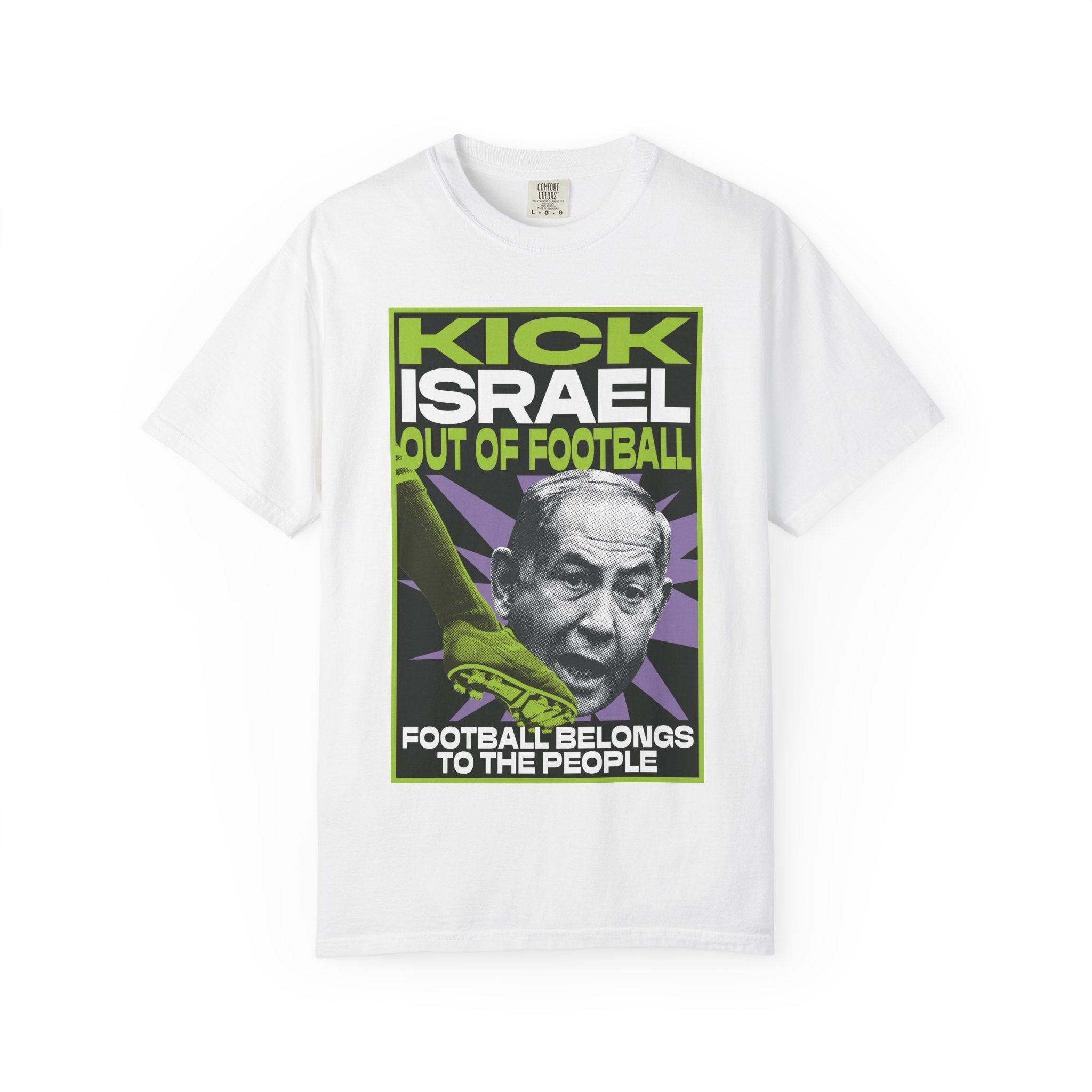 Kick Israel Out of Football (Purple/Green)