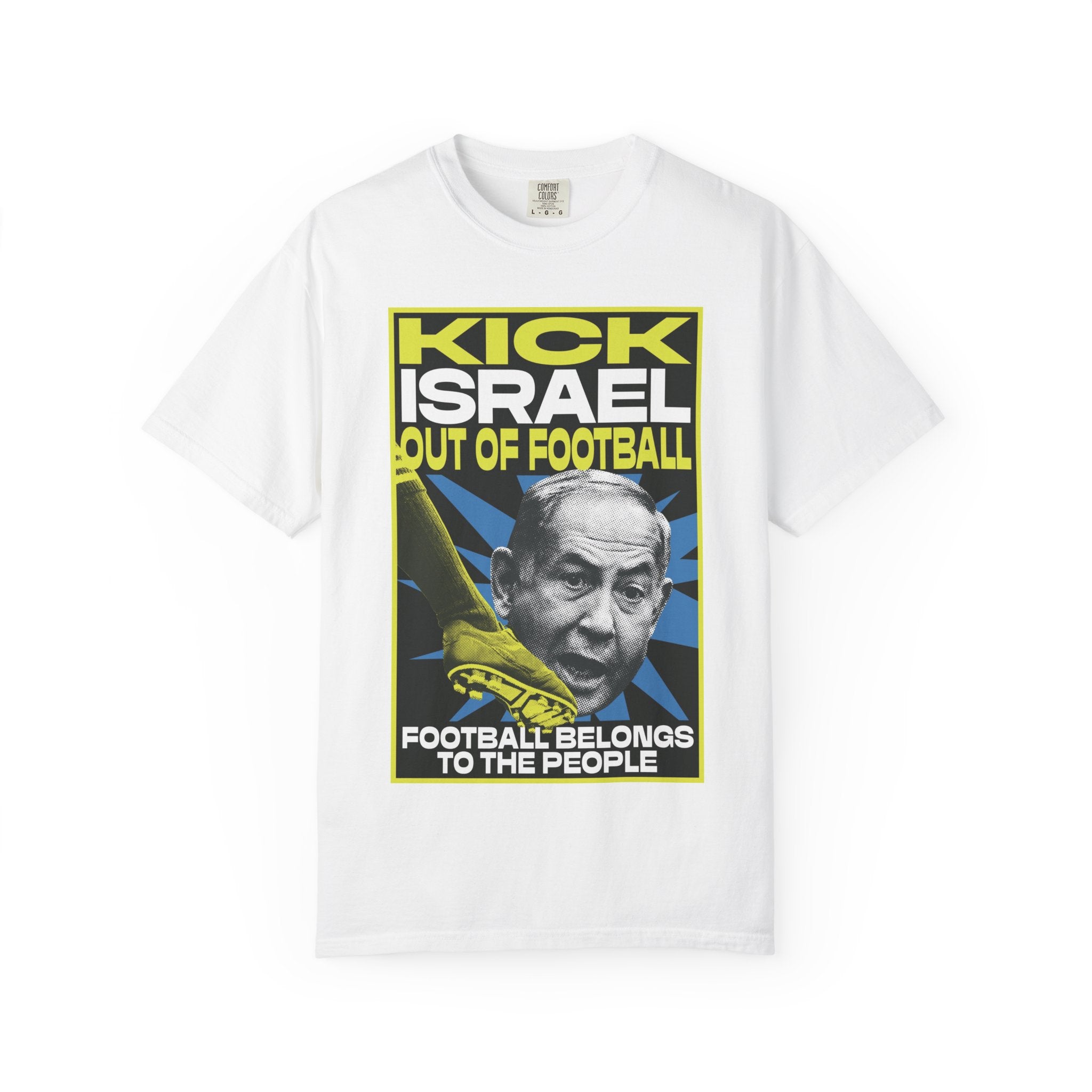 Kick Israel Out of Football (Yellow/Blue)